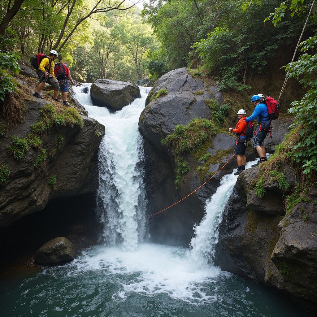 Blue Mountains canyoning