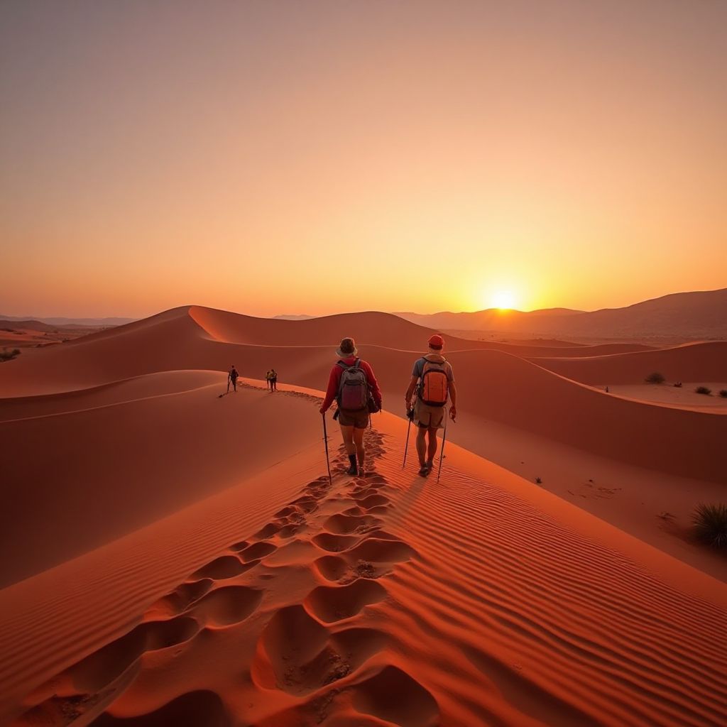 Desert expedition in the Australian Outback